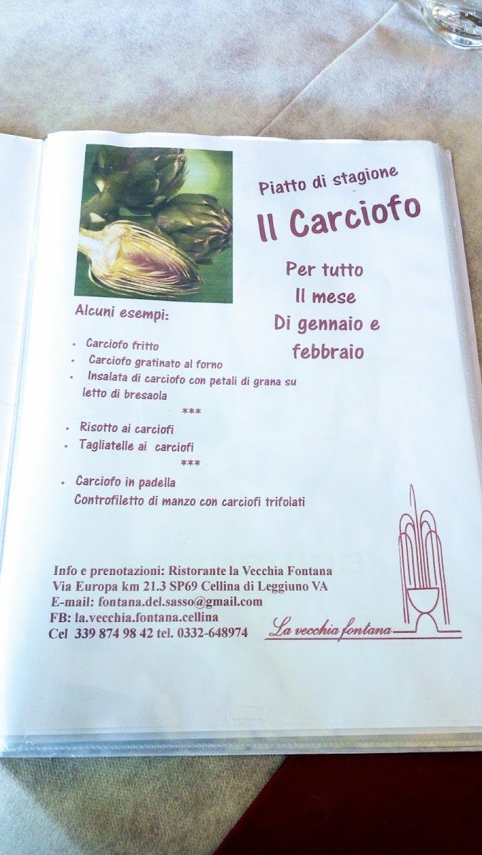 Menu Ristorante La Vecchia Fontana Leggiuno-6